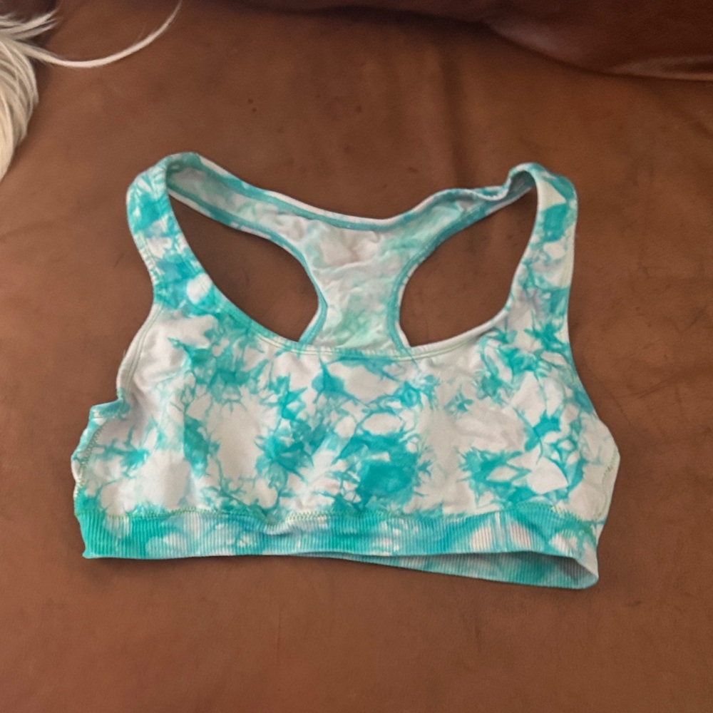 Tie-Dye Sports Bikini Top